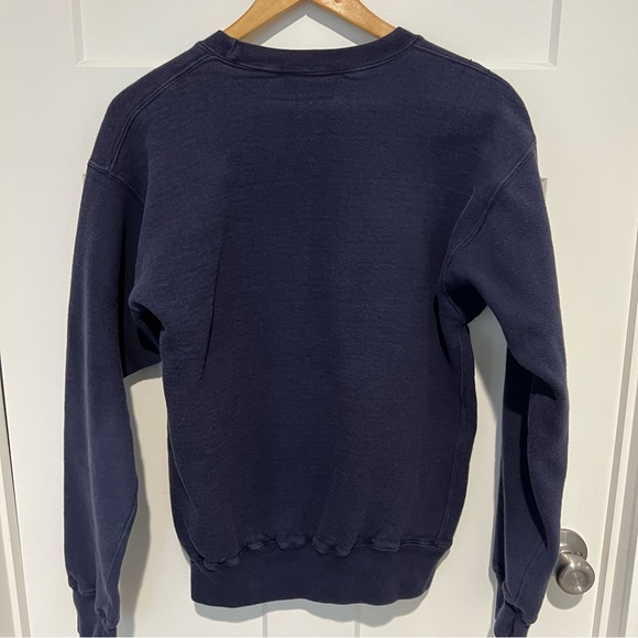 VTG North Carolina UNC Tar Heels Embroidered Floral Sweatshirt Large USA - Picture 4 of 13